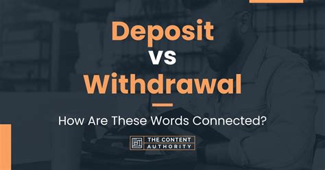 deposit or withdrawal word hike